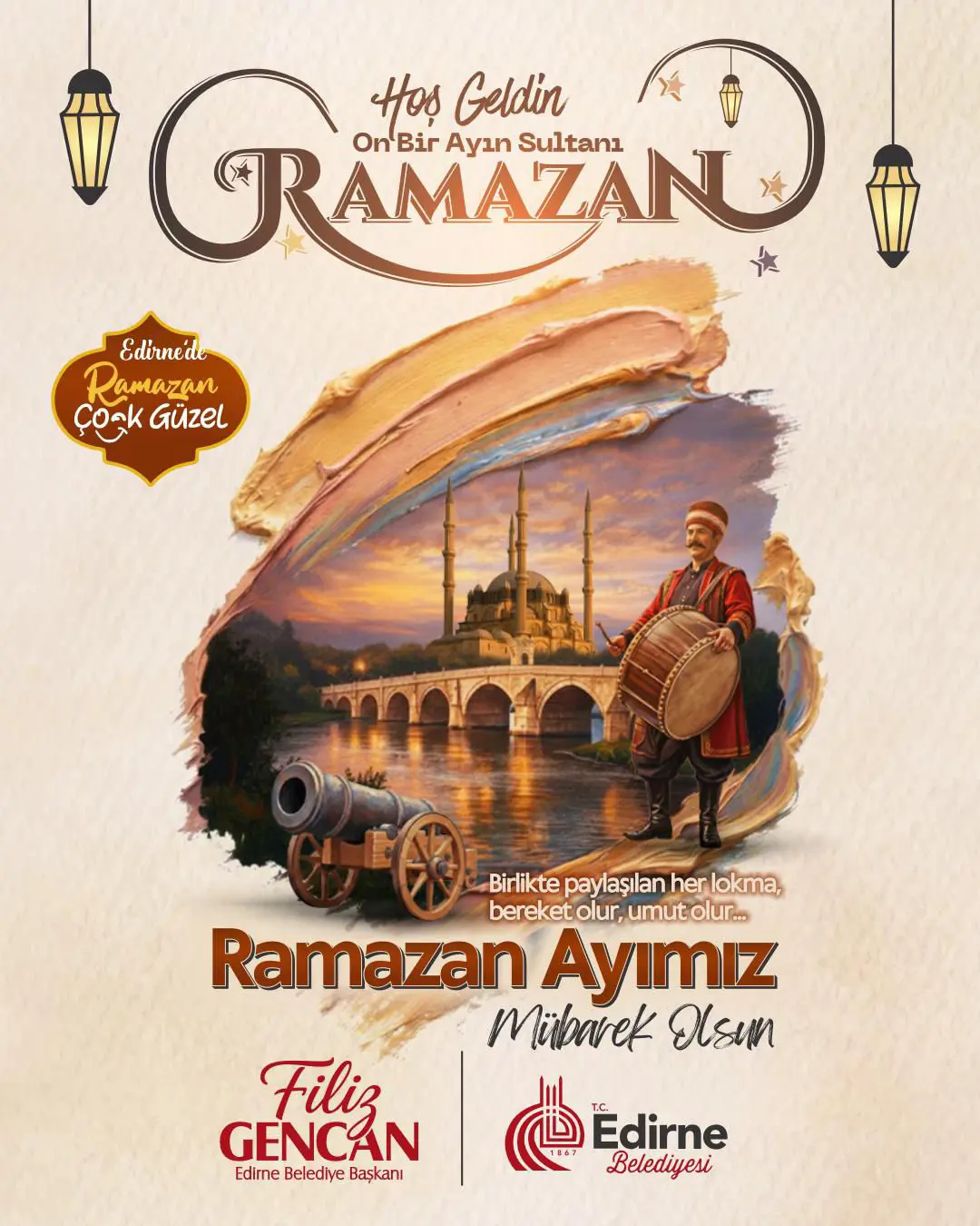 BAŞKAN GENCAN’DAN RAMAZAN AYI MESAJI VE DAYANIŞMA ÇAĞRISI